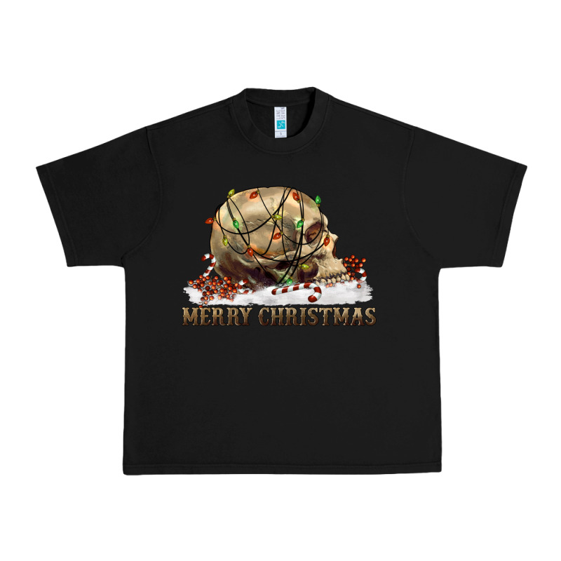 Merry Christmas Skull Urban Heavy Tee by RanaPortraitStore | Teevron