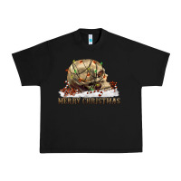 Black Merry christmas skull Urban Heavy Tee - RanaPortraitStore