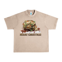 French Oak Merry christmas skull Urban Heavy Tee - RanaPortraitStore