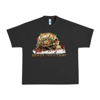 Pigment Black Merry christmas skull Urban Heavy Tee - RanaPortraitStore