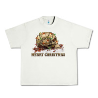 Pistachio Merry christmas skull Urban Heavy Tee - RanaPortraitStore
