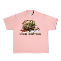 Salmon Merry christmas skull Urban Heavy Tee - RanaPortraitStore