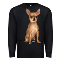 Black chihuahua Premium Sweatshirt - JahusDesignShop