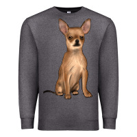 Charcoal Heather chihuahua Premium Sweatshirt - JahusDesignShop