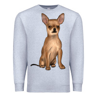 Heather Grey chihuahua Premium Sweatshirt - JahusDesignShop