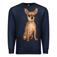 Navy chihuahua Premium Sweatshirt - JahusDesignShop