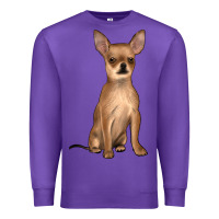 Purple chihuahua Premium Sweatshirt - JahusDesignShop