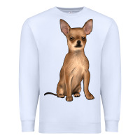 White chihuahua Premium Sweatshirt - JahusDesignShop