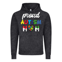 Vintage Black Proud Autism Mom Mothers Day Gift Autism Awareness Vintage Hoodie - CowhideDigitalArt