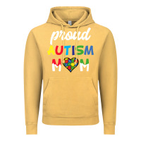 Vintage Mustard Proud Autism Mom Mothers Day Gift Autism Awareness Vintage Hoodie - CowhideDigitalArt