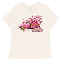Bone Breast Cancer truck Ladies Tee - FaDigitalArtStudio