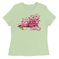 Matcha Breast Cancer truck Ladies Tee - FaDigitalArtStudio
