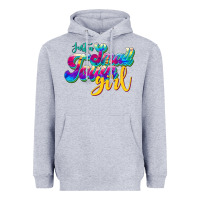 Heather Grey just a small town girl Heavyweight Hoodie - JahusDesignShop