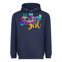 Navy just a small town girl Heavyweight Hoodie - JahusDesignShop