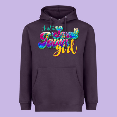 Just A Small Town Girl Heavyweight Hoodie Designed By Jahusdesignshop