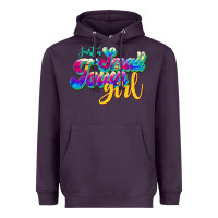 Plum just a small town girl Heavyweight Hoodie - JahusDesignShop