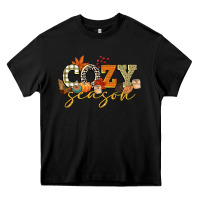 Black cozy season Heavy Core Tee - CowGirlArtShop