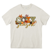 Cream cozy season Heavy Core Tee - CowGirlArtShop