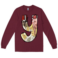 Burgundy farm life alphabet lowercase letters y Long Sleeve Tee - BundleAndBundleShop