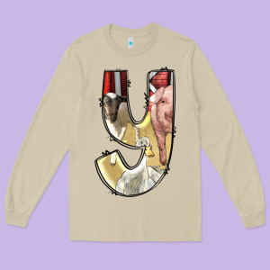 Farm Life Alphabet Lowercase Letters Y Long Sleeve Tee Designed By Bundleandbundleshop