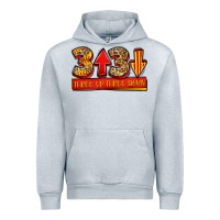 Heather Grey three up three down softball Urban Hoodie - Jasminsmagicworld