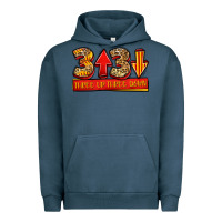 Pigment Midnight Navy three up three down softball Urban Hoodie - Jasminsmagicworld