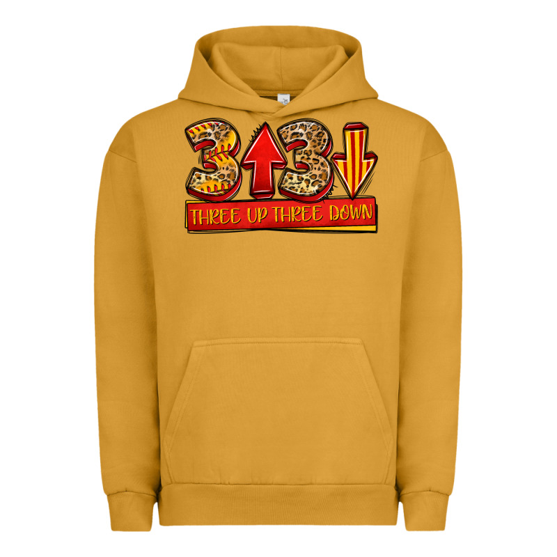 Three Up Three Down Softball Urban Hoodie by Jasminsmagicworld | Teevron