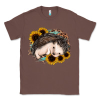 Chestnut sleeping hedgehog sunflower leopard Classic Tee - Jasminsmagicworld