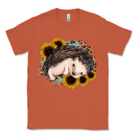 Copper sleeping hedgehog sunflower leopard Classic Tee - Jasminsmagicworld
