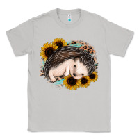 Moon Dust sleeping hedgehog sunflower leopard Classic Tee - Jasminsmagicworld