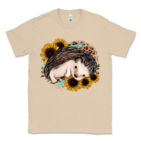 Mushroom sleeping hedgehog sunflower leopard Classic Tee - Jasminsmagicworld