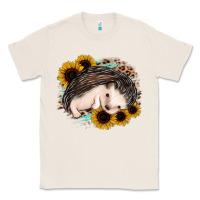 Natural sleeping hedgehog sunflower leopard Classic Tee - Jasminsmagicworld
