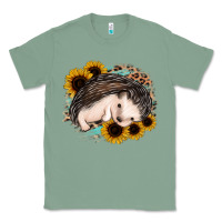 Sage sleeping hedgehog sunflower leopard Classic Tee - Jasminsmagicworld
