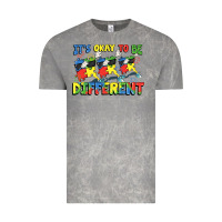 Cloud Rock It's okay to be different Autism Vintage Tee - FaDigitalArtStudio