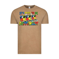 Vintage Coffee It's okay to be different Autism Vintage Tee - FaDigitalArtStudio