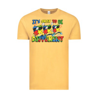 Vintage Mustard It's okay to be different Autism Vintage Tee - FaDigitalArtStudio