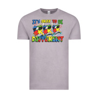 Vintage Zinc It's okay to be different Autism Vintage Tee - FaDigitalArtStudio