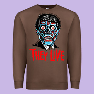 They Live Premium Sweatshirt Designed By Designefamous