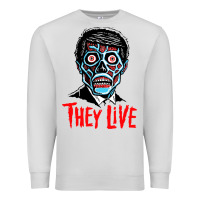 Dove Grey they live Premium Sweatshirt - DesigneFamous