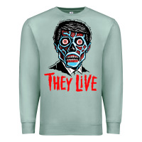 Seafoam they live Premium Sweatshirt - DesigneFamous