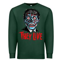 Sports Green they live Premium Sweatshirt - DesigneFamous