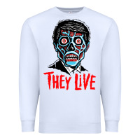 White they live Premium Sweatshirt - DesigneFamous