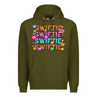 Army Green Swiftie Swiftie Valentines Premium Hoodie - CowhideDigitalArt