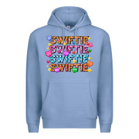 Colony Blue Swiftie Swiftie Valentines Premium Hoodie - CowhideDigitalArt