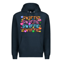 Navy Swiftie Swiftie Valentines Premium Hoodie - CowhideDigitalArt