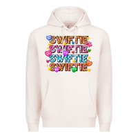 Pale Pink Swiftie Swiftie Valentines Premium Hoodie - CowhideDigitalArt