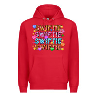 Red Swiftie Swiftie Valentines Premium Hoodie - CowhideDigitalArt