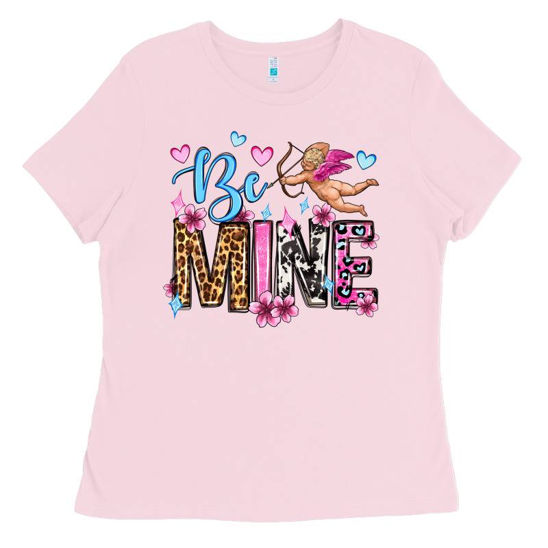Be Mine Valentine's Day Ladies Tee by OliviaCreatesArt | Teevron