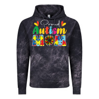 Cloud Black Proud Autism Mom sunflower Vintage Hoodie - CowhideDigitalArt