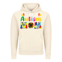 Vintage Artic Proud Autism Mom sunflower Vintage Hoodie - CowhideDigitalArt